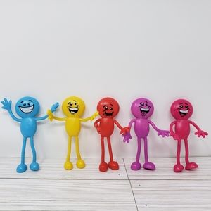 Bendy Men Bendable Toy Figure Lot of 5